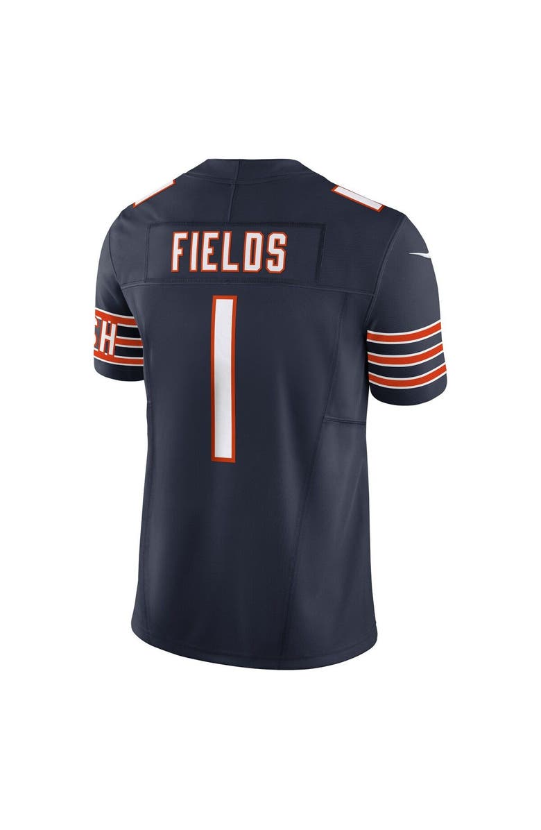 Nike Men's Nike Justin Fields Navy Chicago Bears Vapor F.U.S.E. Limited Jersey, Alternate, color,