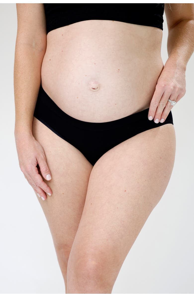 Blush & Bashful Low Rise Bikini, Alternate, color, Black