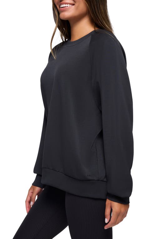 Prana Shea Crewneck Sweatshirt In Black
