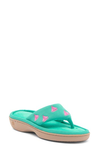 Shop Isotoner Pique Resort Flip Flop Slipper