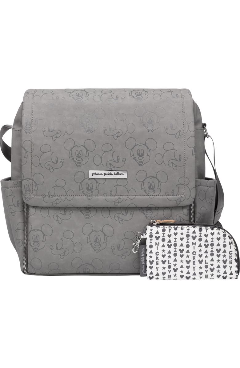 Petunia Pickle Bottom x Disney<sup>®</sup> Mickey Mouse Boxy Diaper Bag, Main, color,