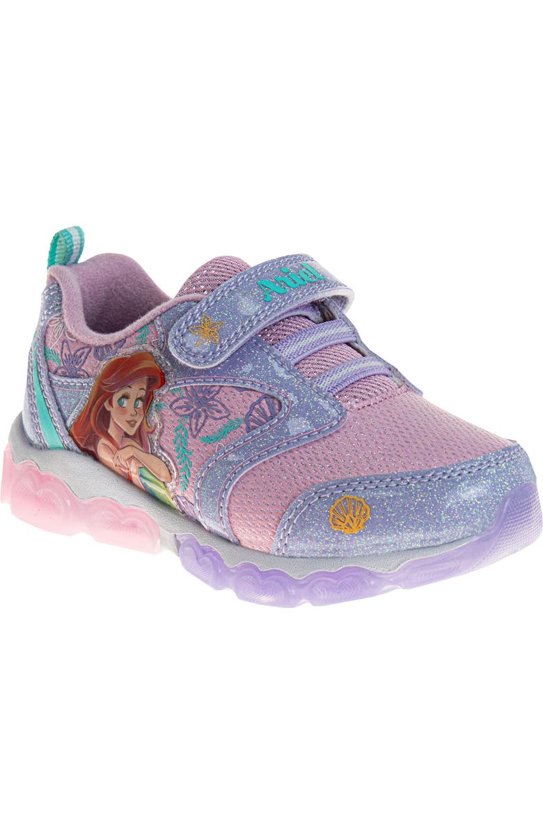 JOSMO Kids' Disney Little Mermaid Sneaker, Main, color, Pink/ Purple