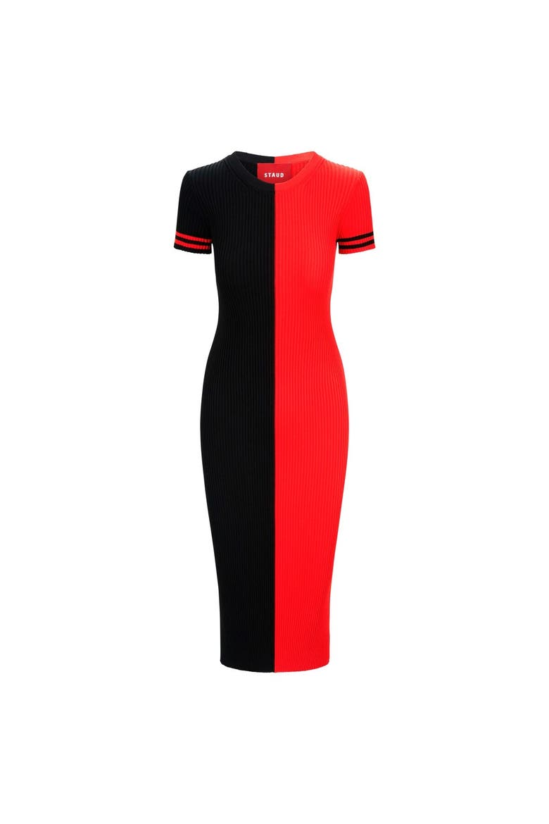 Women's STAUD  Navy/Red Houston Texans Colleen Dress, Alternate, color, Navy