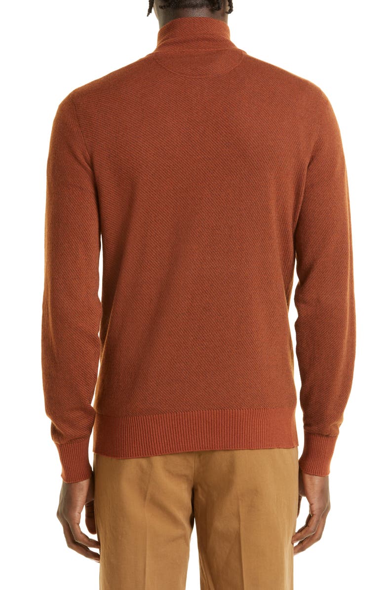 Loro Piana Mezzocollo Roadster Cashmere Pullover, Alternate, color, 