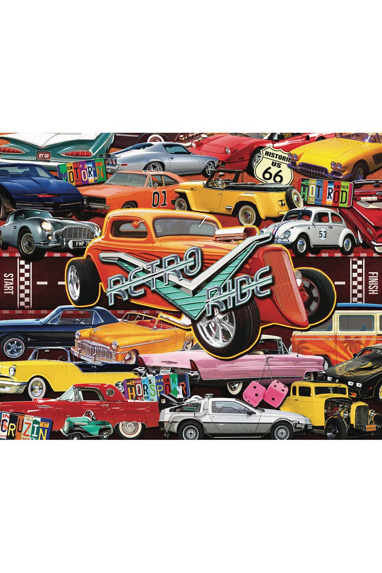 Boomer's Favorite Rides by Kate Ward Thacker 1000 Piece Puzzle, Alternate, color, Multicolored