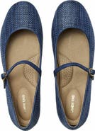 Lands' End Classic Raffia Mary Jane Flats