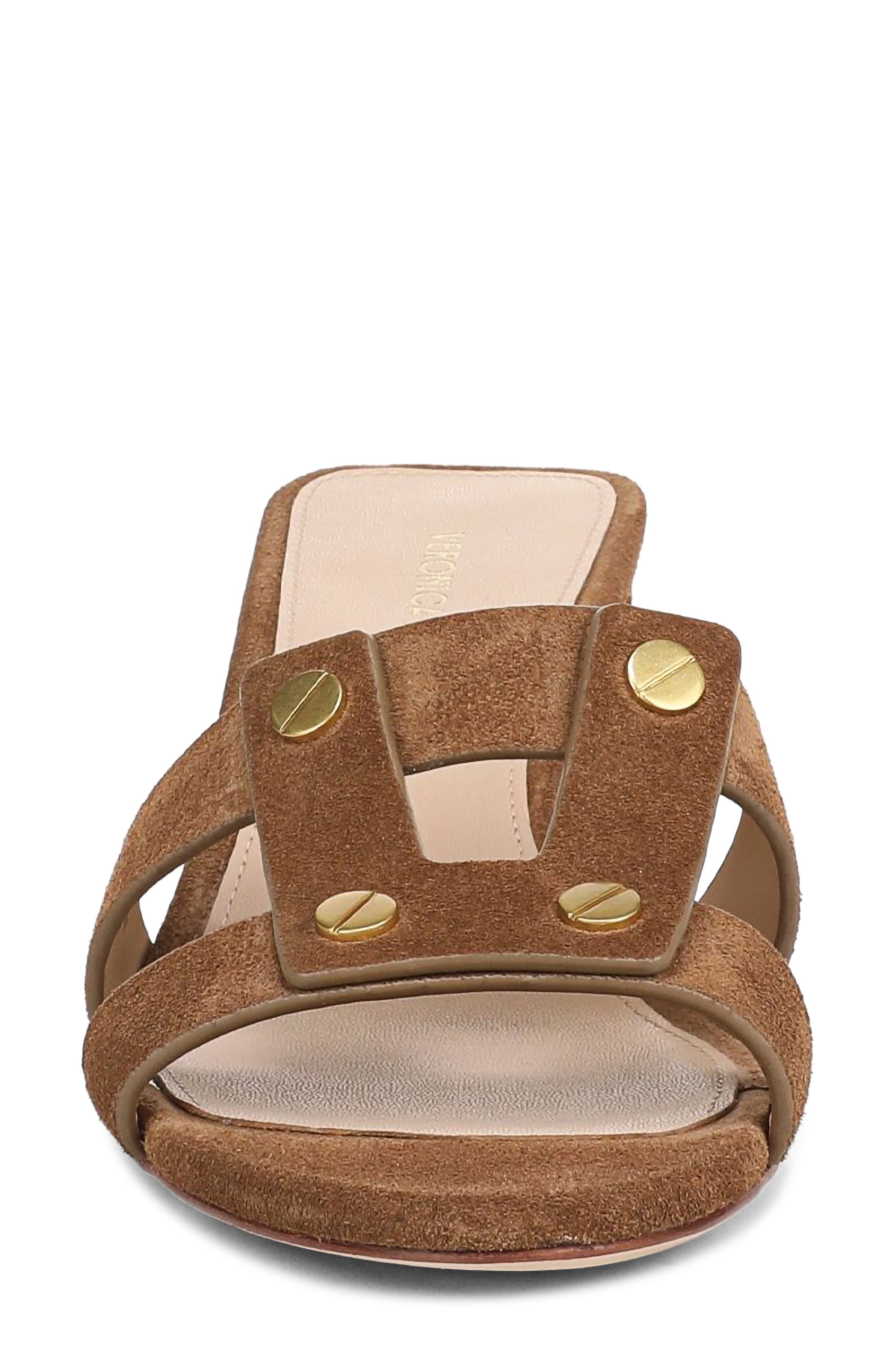 Via 55 Sandal, Alternate, color, CHESTNUT