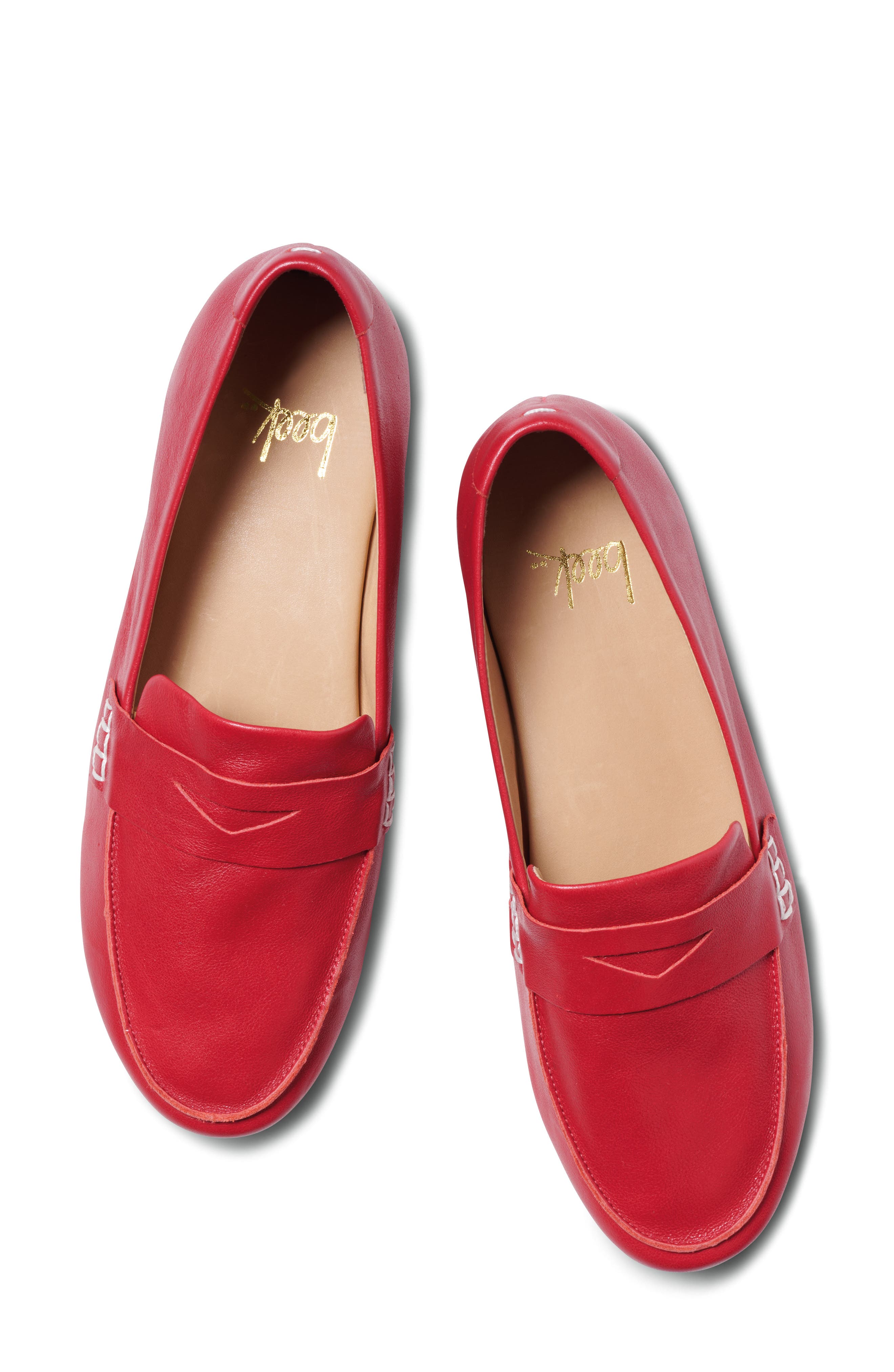 Moorhen Penny Loafer, Alternate, color, LIPSTICK