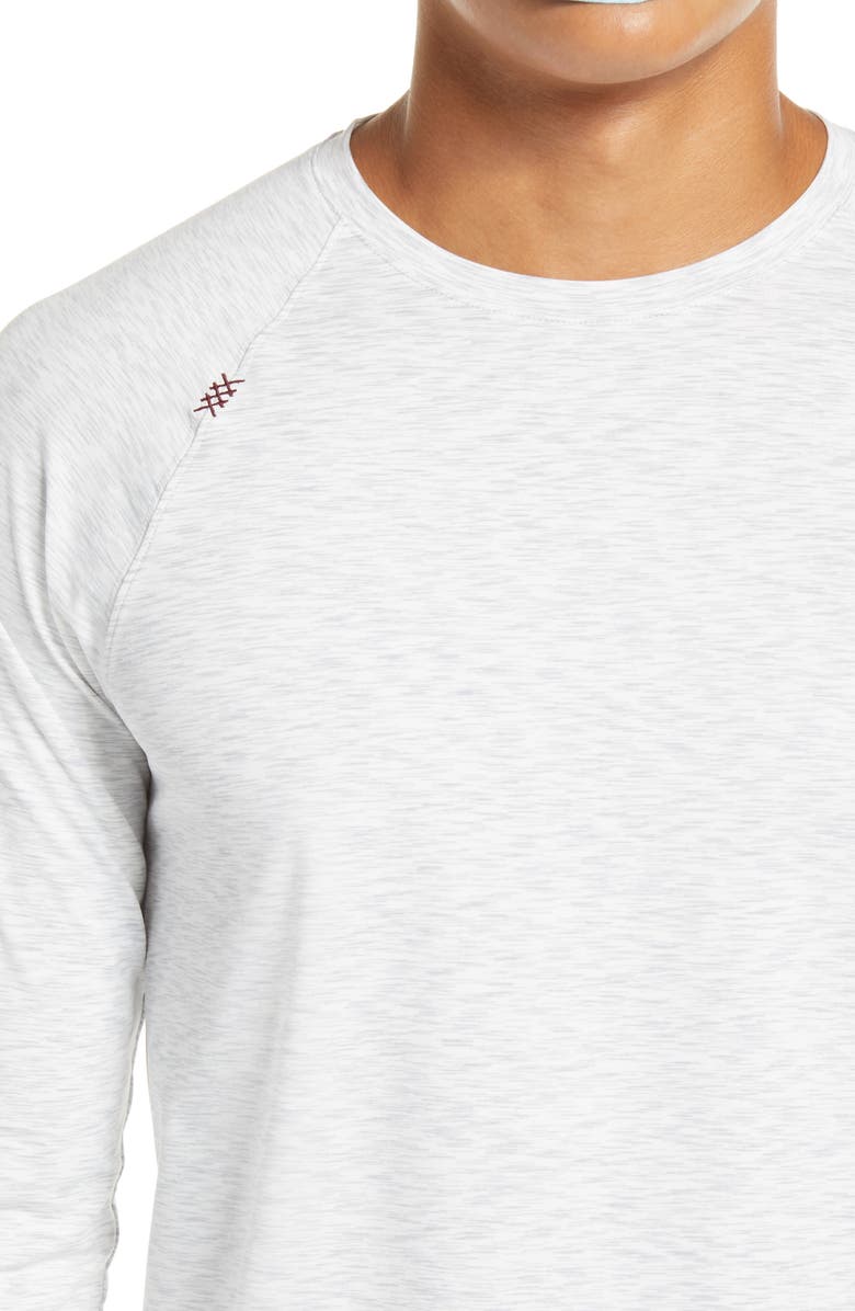 Rhone Reign Long Sleeve T-Shirt, Alternate, color, Gray Space Dye