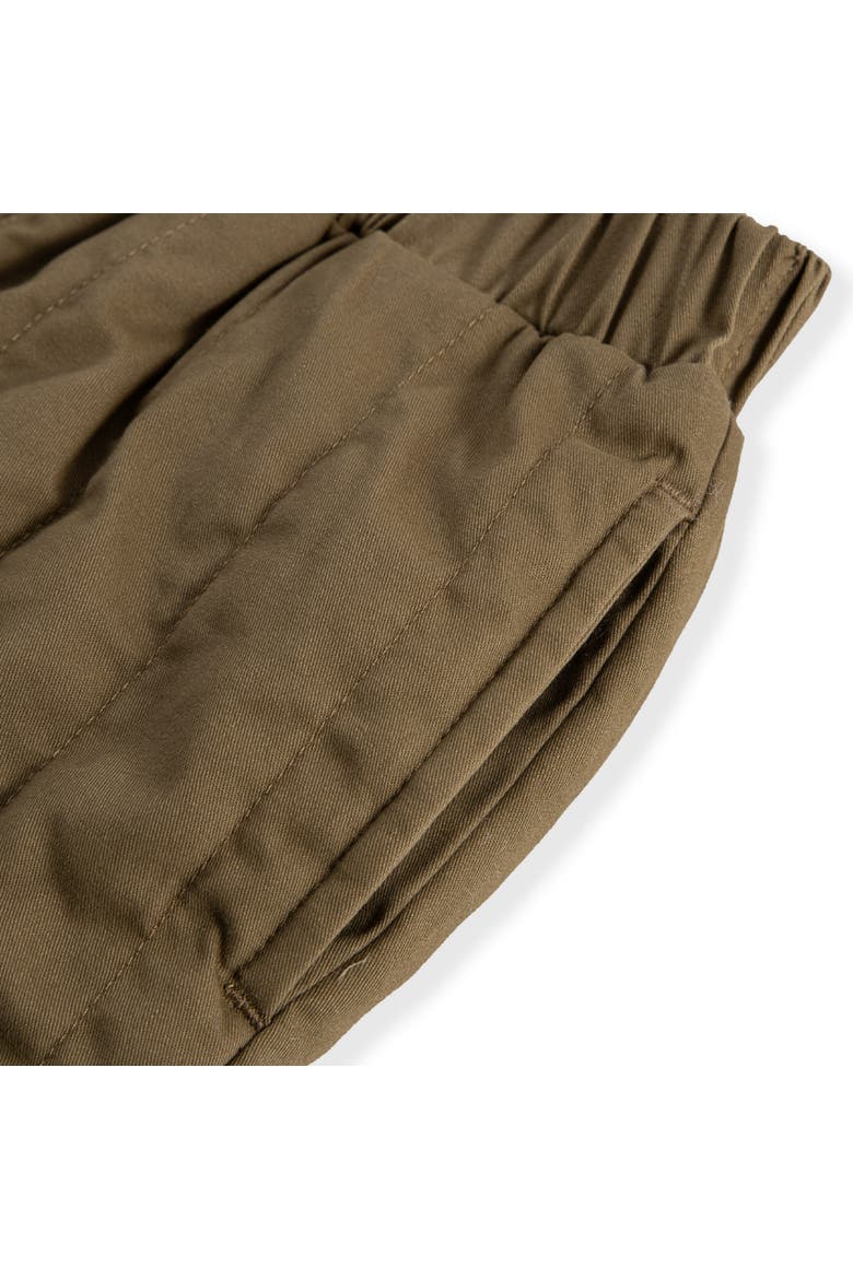 Quilted Pants, Alternate, color, Truffle
