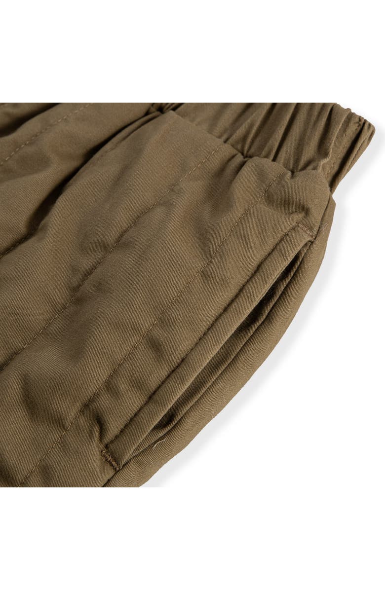 Milkbarn Quilted Pants, Alternate, color, Truffle