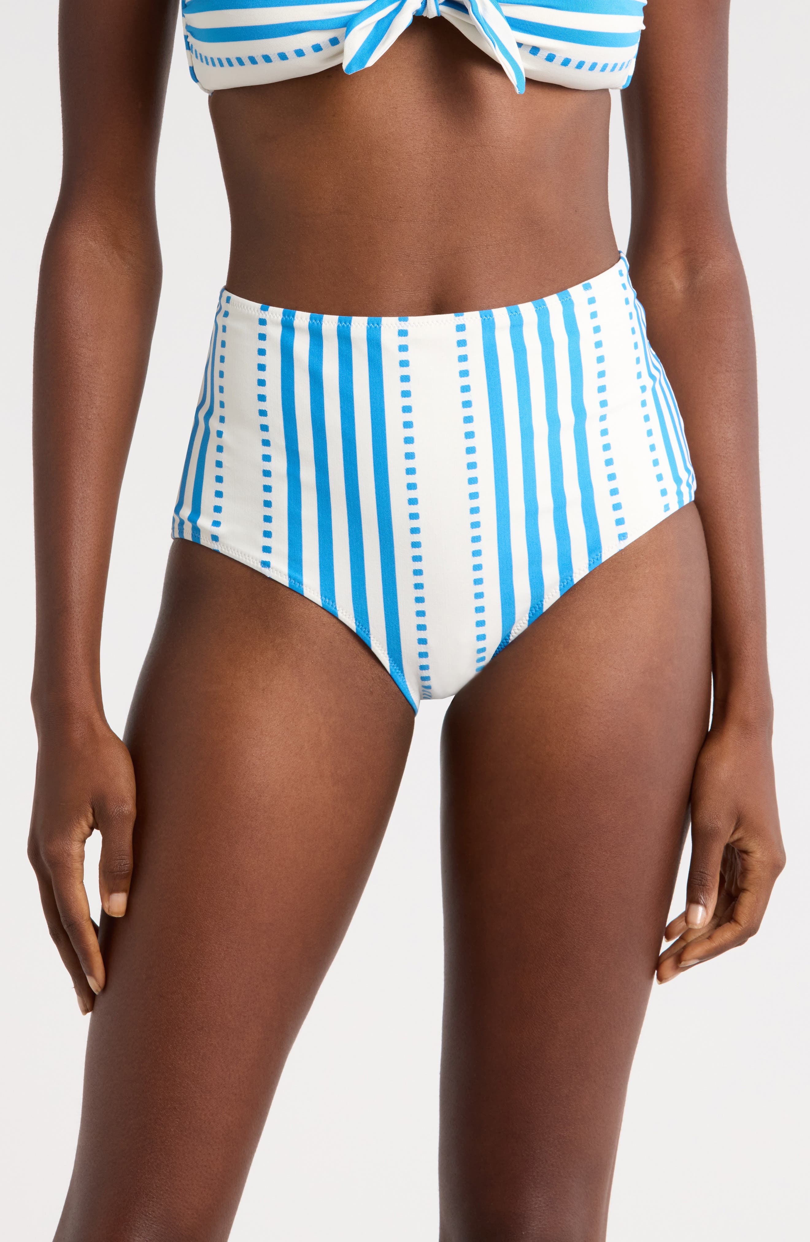 lemlem Elsi High Waist Bikini Bottoms