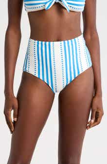 lemlem Elsi High Waist Bikini Bottoms