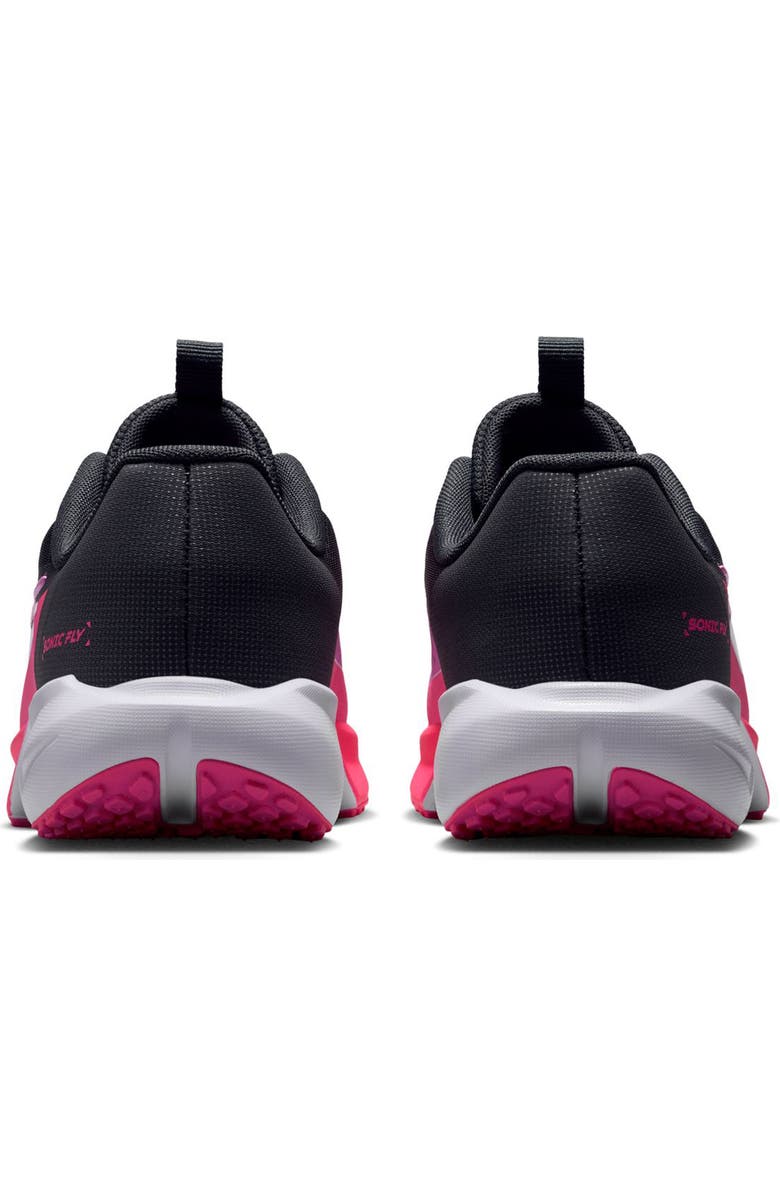 Nike Kids' Sonic Fly Running Shoe, Alternate, color, Off Noir/ Hyper Pink/ Crimson