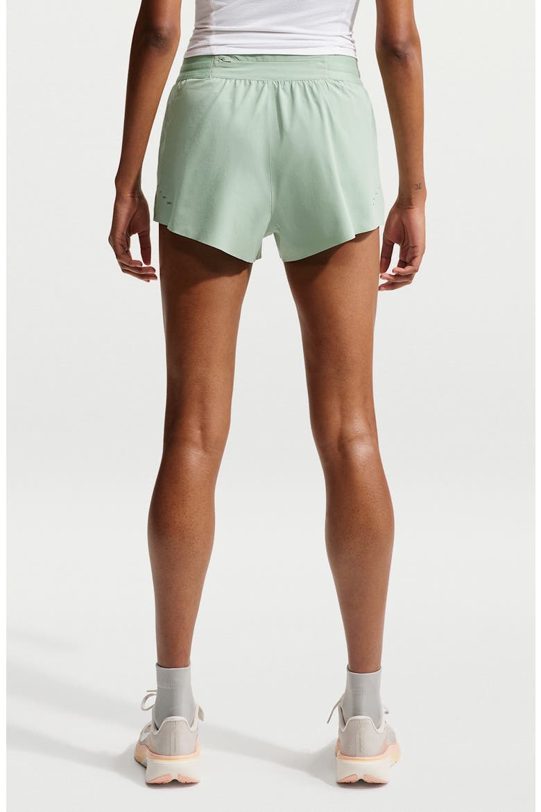 Swift Dri-FIT Mid-Rise Brief-Lined Running Shorts, Alternate, color, STEAM