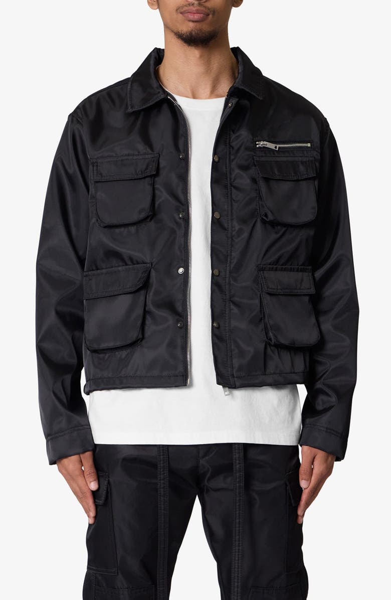 mnml Snap Cargo Work Jacket, Main, color,