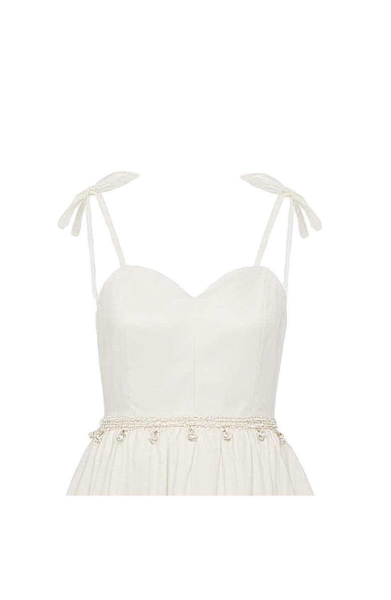 Tulleen Bow Strap Layered Dress, Alternate, color, White