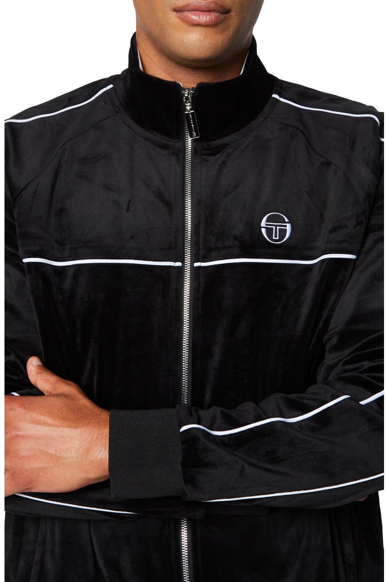 Lioni Velour Jacket, Alternate, color, BLACK BEAUTY