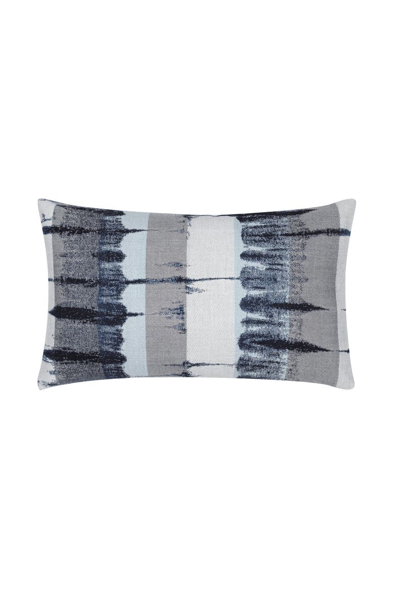 Shibori Indoor & Outdoor Woven Accent Pillow, Main, color, Blue