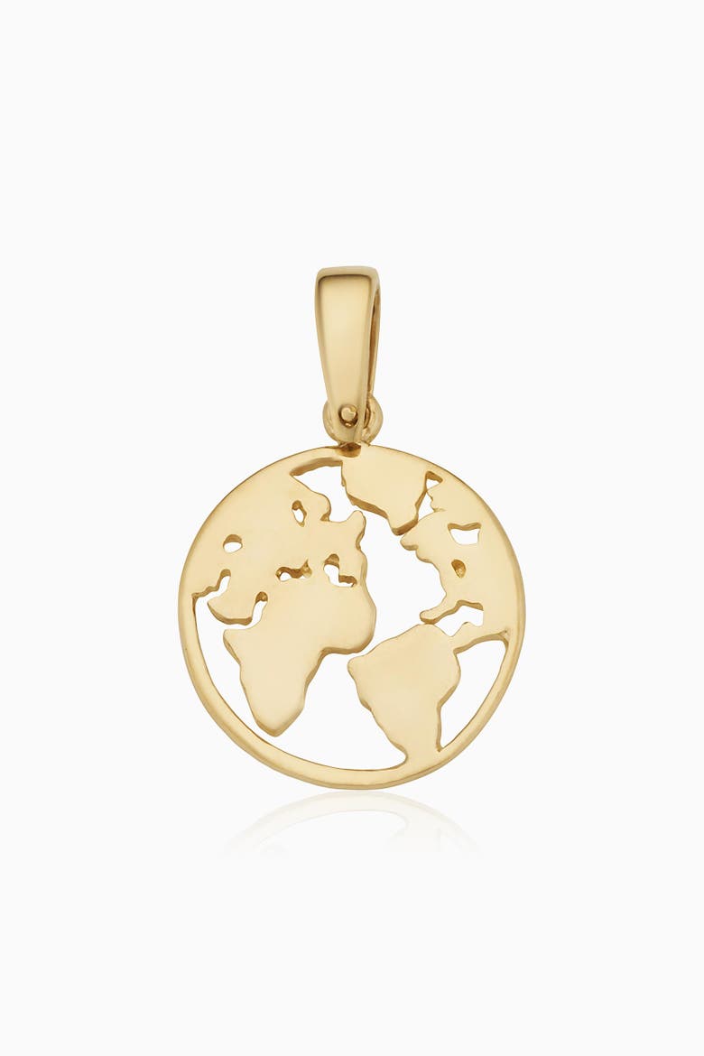 14K Yellow Gold Joy to the World Pendant Charm, Alternate, color, Yellow Gold