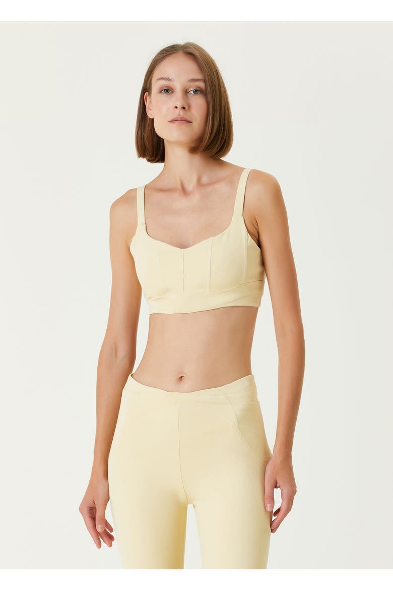 Bra With Stitch Detail, Alternate, color, Chino Green