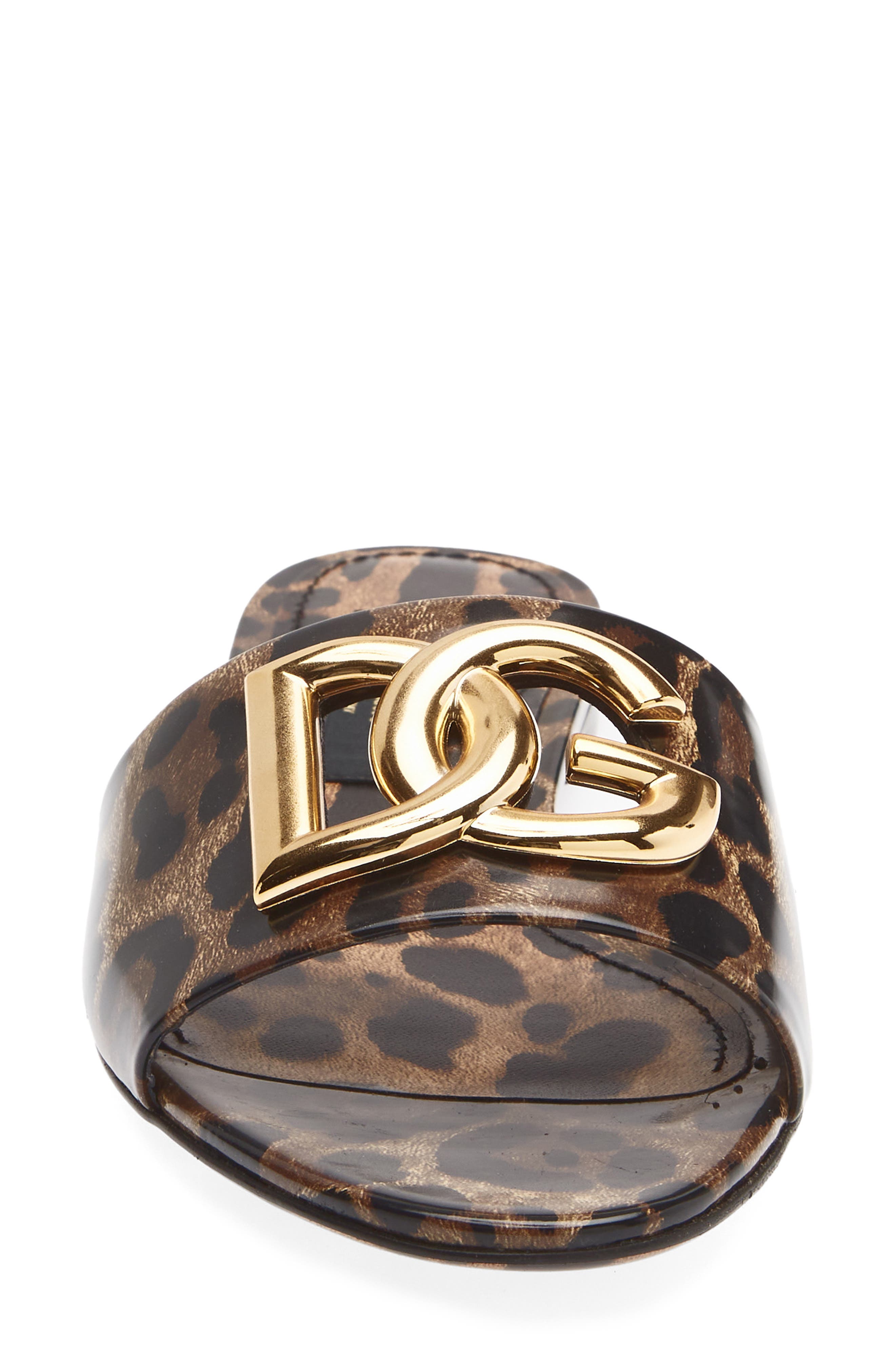 Bianca Leopard Slide Sandal, Alternate, color, HA93M LEO