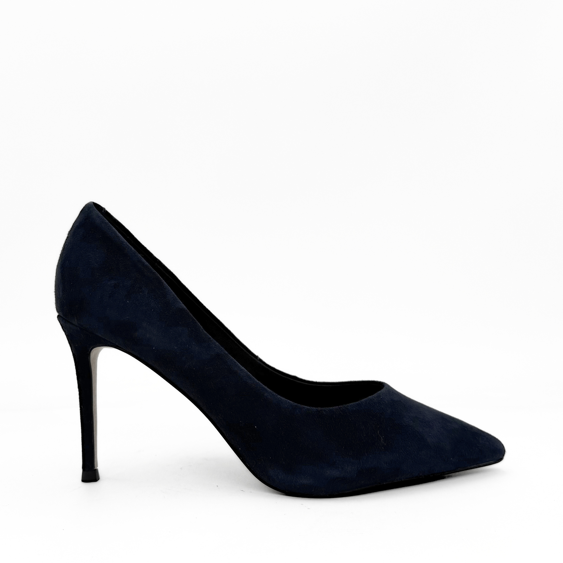 Navy Suede