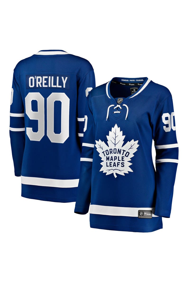 FANATICS Women's Fanatics Branded Ryan O'Reilly Blue Toronto Maple Leafs Home Premier Breakaway Player Jersey, Main, color, 