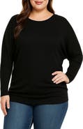 Standards & Practices Batwing Long Sleeve Tunic Top