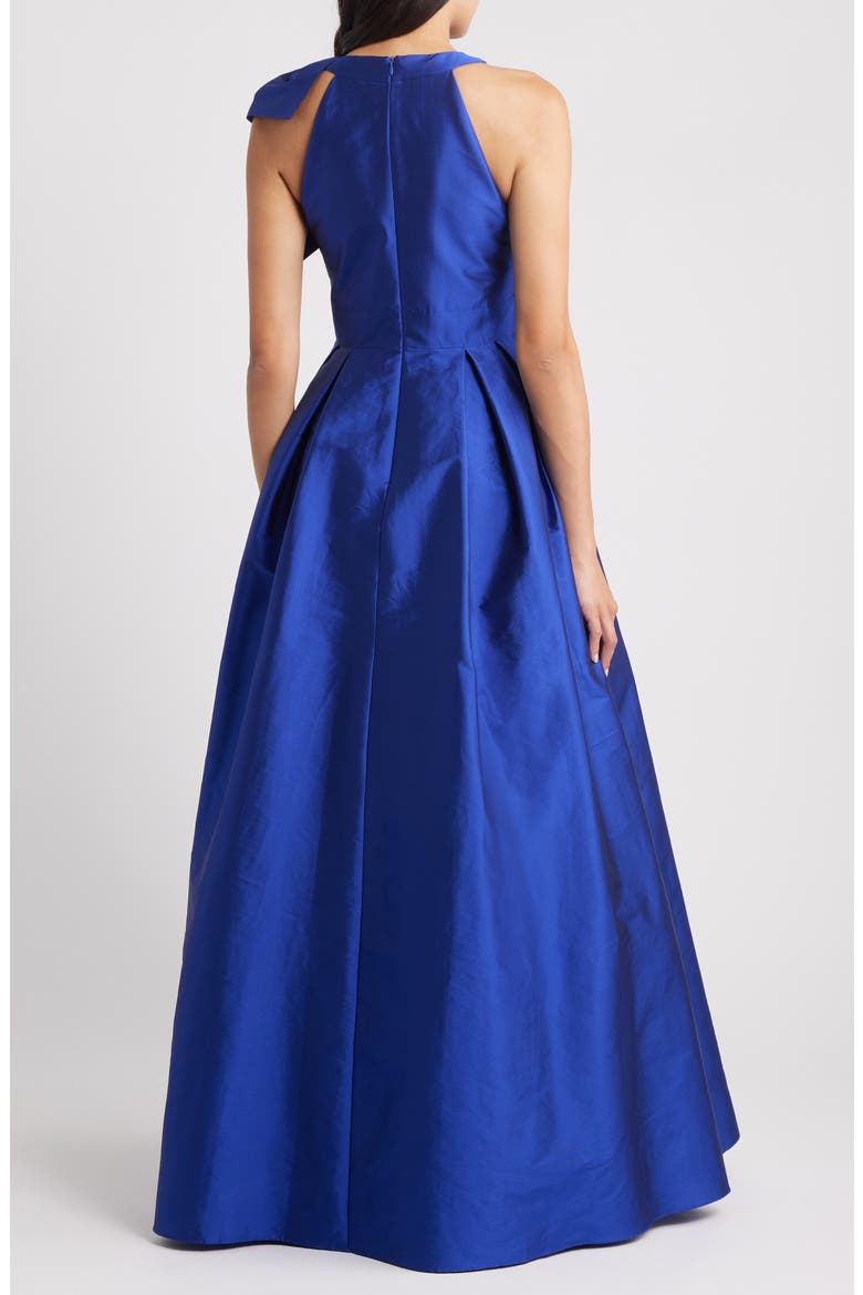 Bow Mikado Ballgown, Alternate, color, ROYAL