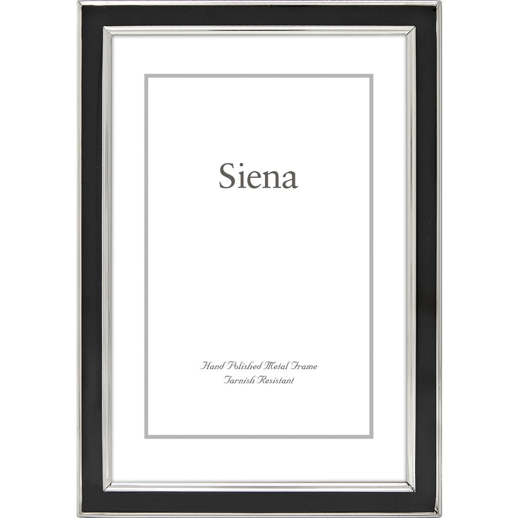 Siena Narrow Enamel 4 X 6-inch Picture Frame In Black