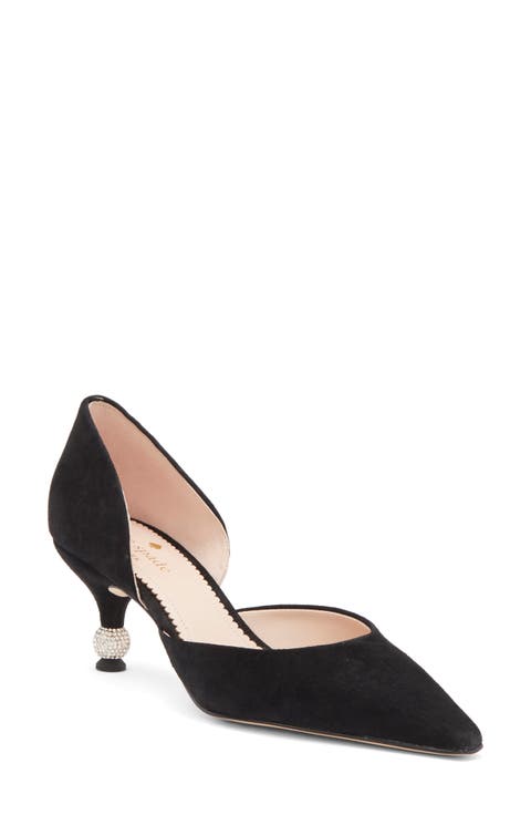 dover kitten heel d'orsay pump (Women)