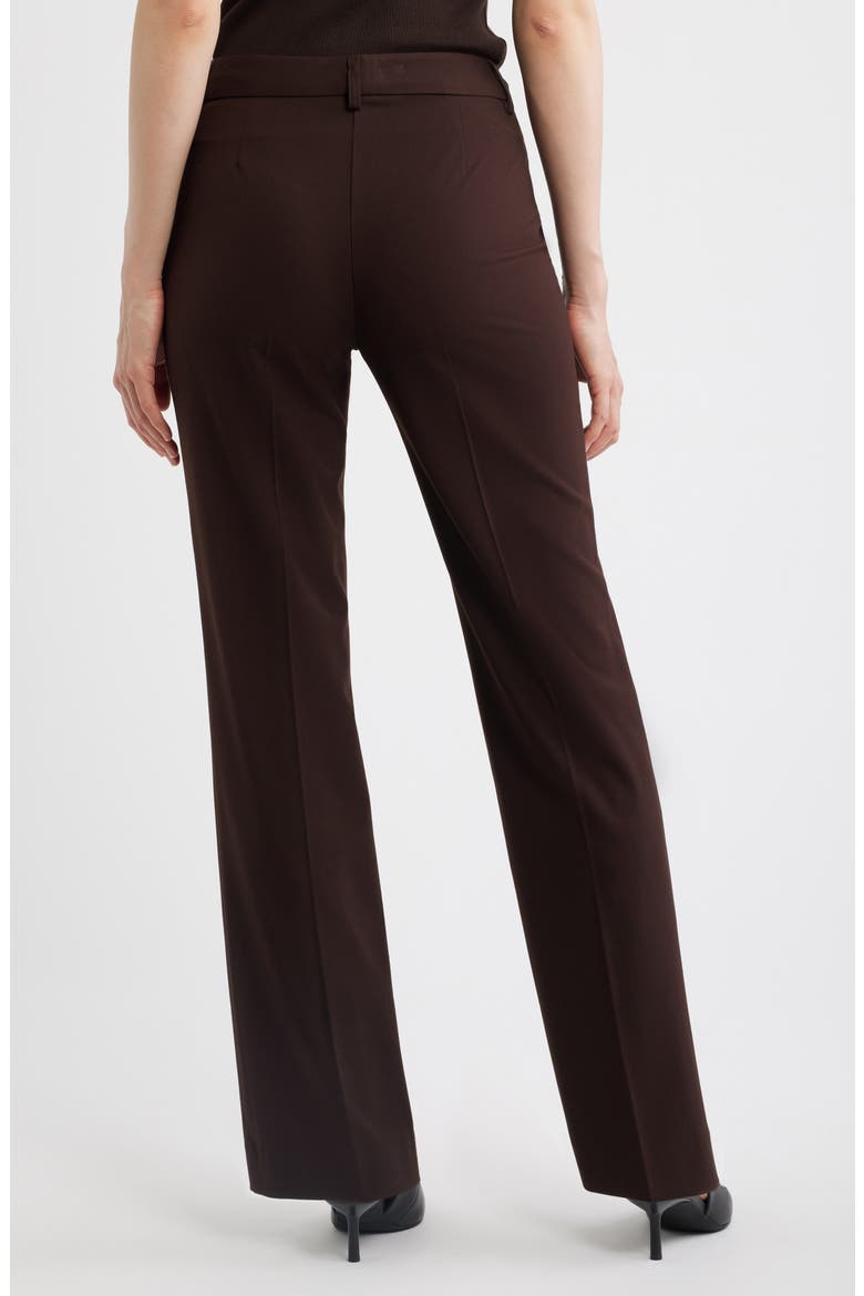 Bird Eye Straight Leg Pants, Alternate, color, ESPRESSO