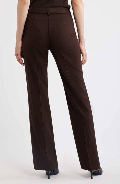 Bird Eye Straight Leg Pants
