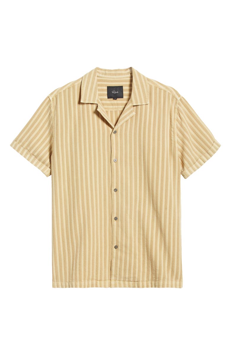 Rails Sinclair Jacquard Stripe Short Sleeve Cotton Button-Up Shirt, Main, color,
