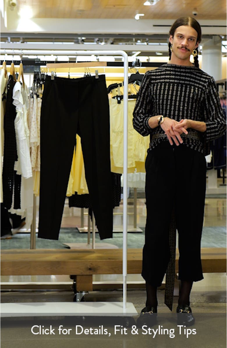 Treeca Slim Fit Stretch Wool Pants, sales video thumbnail