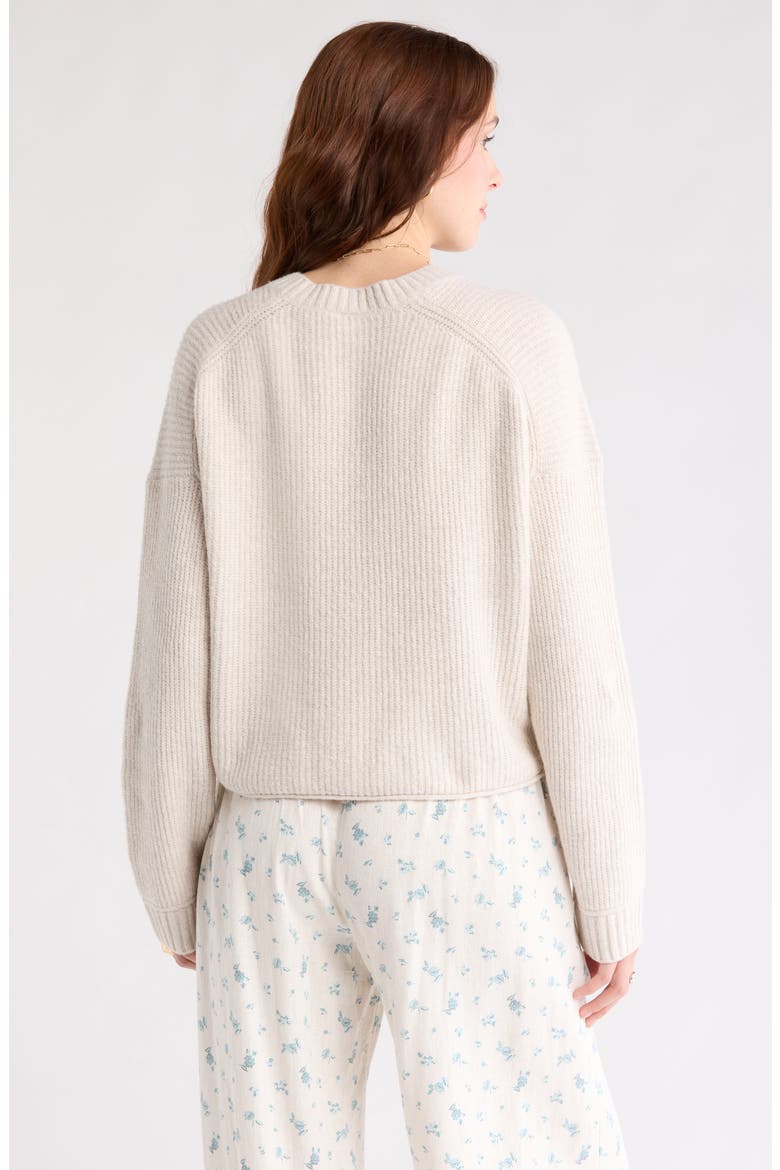 Cozy Crew Pullover Sweater, Alternate, color, BEIGE OATMEAL LIGHT HEATHER