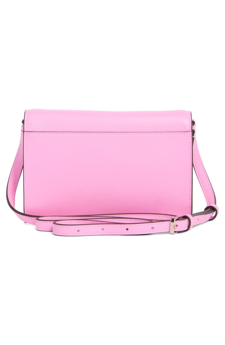Kate Spade New York perry saffiano leather crossbody wallet, Alternate, color, Surf Pink