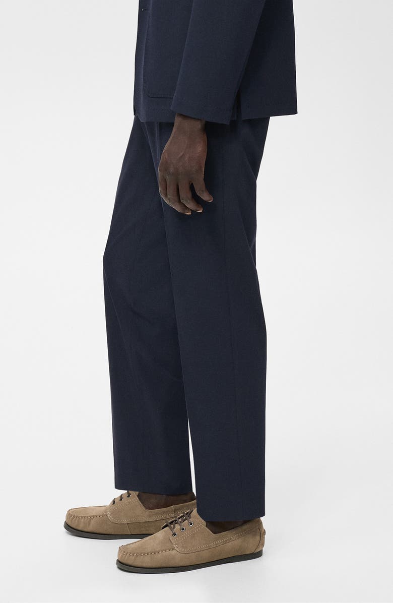 MANGO Slim Fit Suit Pants, Alternate, color, Navy