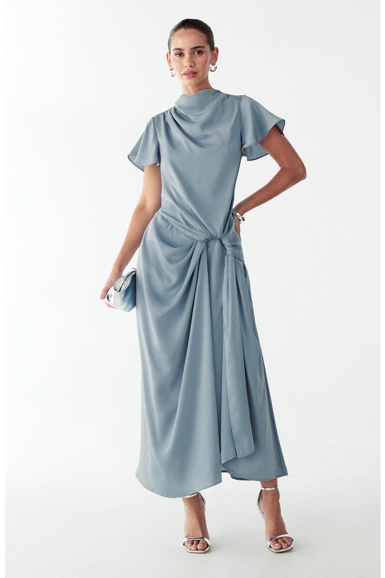 Lissy Midi Dress, Alternate, color, Misty Blue