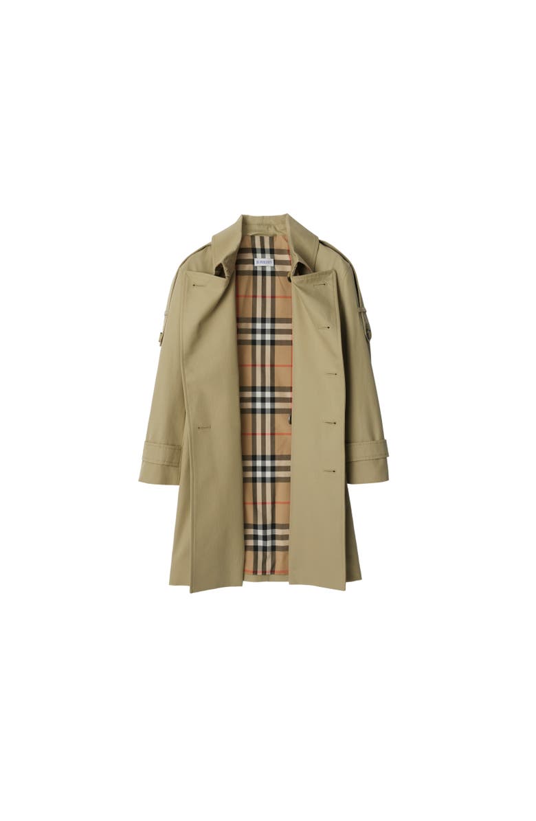 Burberry Gabardine Trench Coat, Alternate, color, 