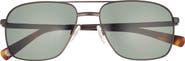 Ted Baker 58mm Polarized Aviator Sunglasses
