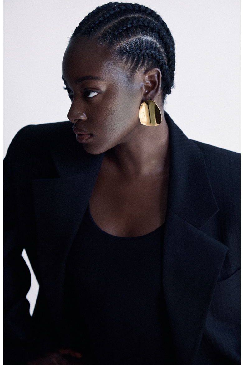 Ancestral Light Earrings, Alternate, color, Gold