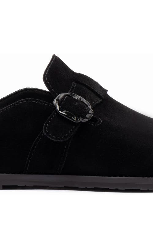 Larroude Larroudé Milan Suede Clog In Black