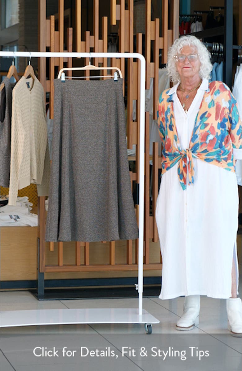 Tweed Knit Maxi Skirt, sales video thumbnail