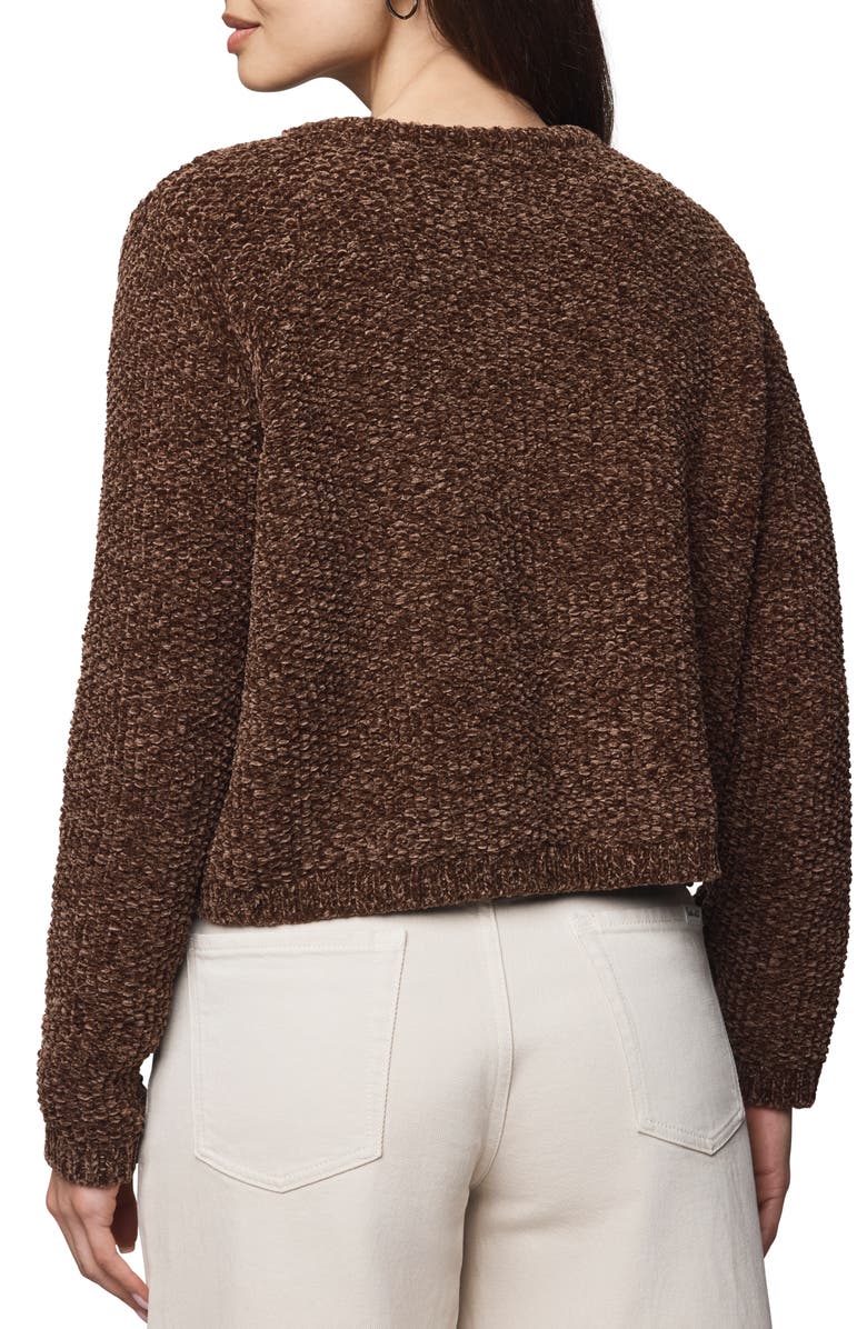 Splendid Andrea Crop Cardigan, Alternate, color, Cedar Brown