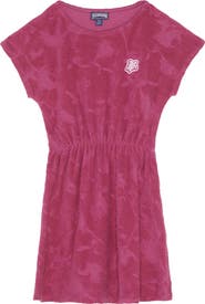 Vilebrequin Girls Terry Jacquard Dress Roses