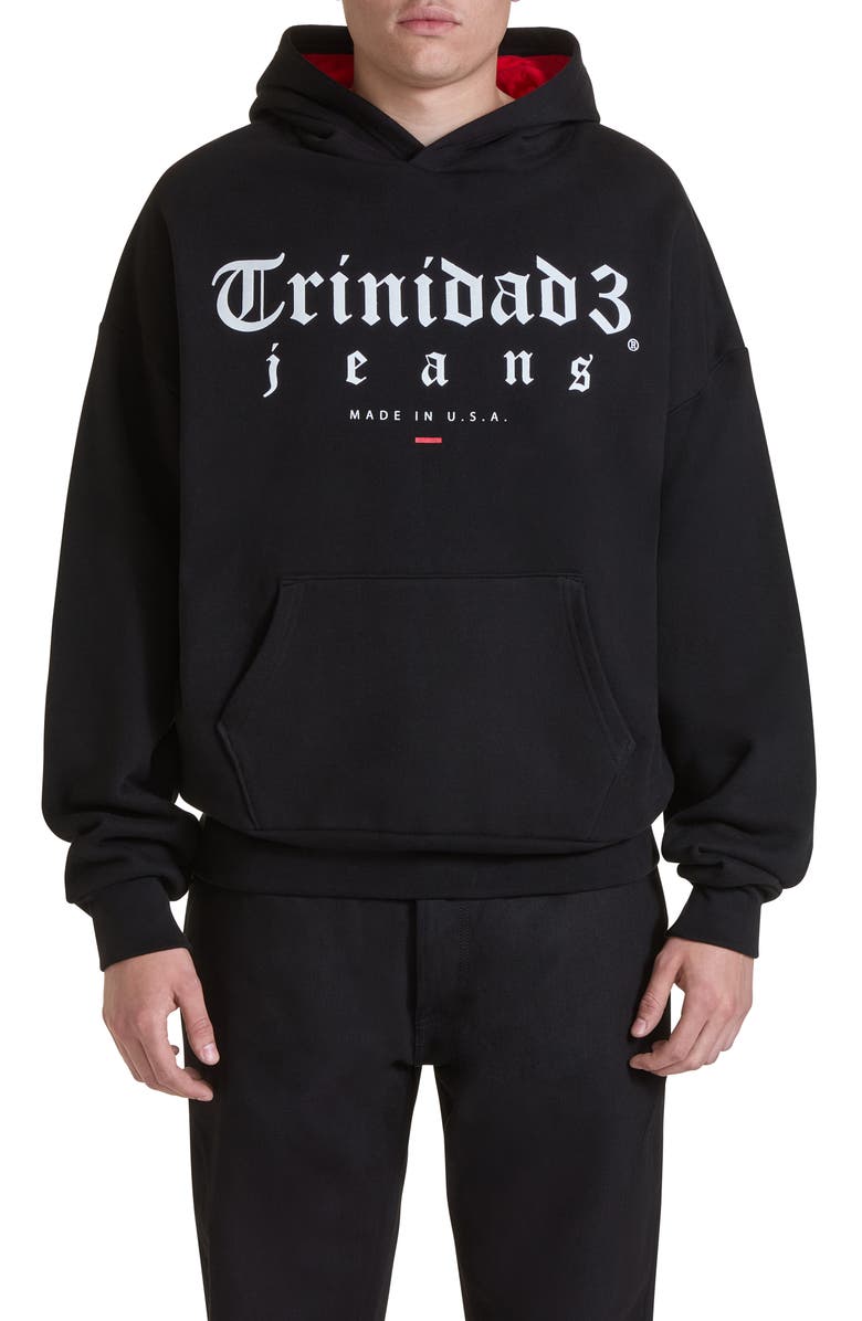 Trinidad3 Logo Cotton Graphic Hoodie, Main, color, 