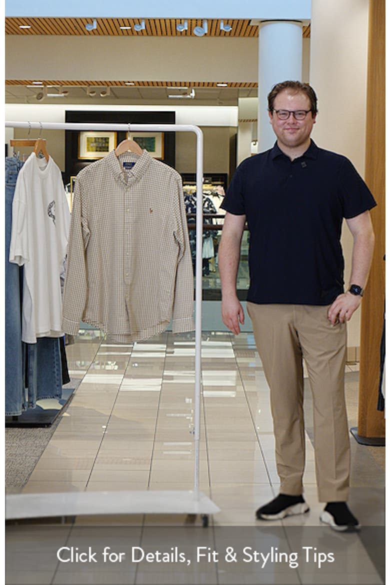Classic Fit Gingham Cotton Button-Down Oxford Shirt video
