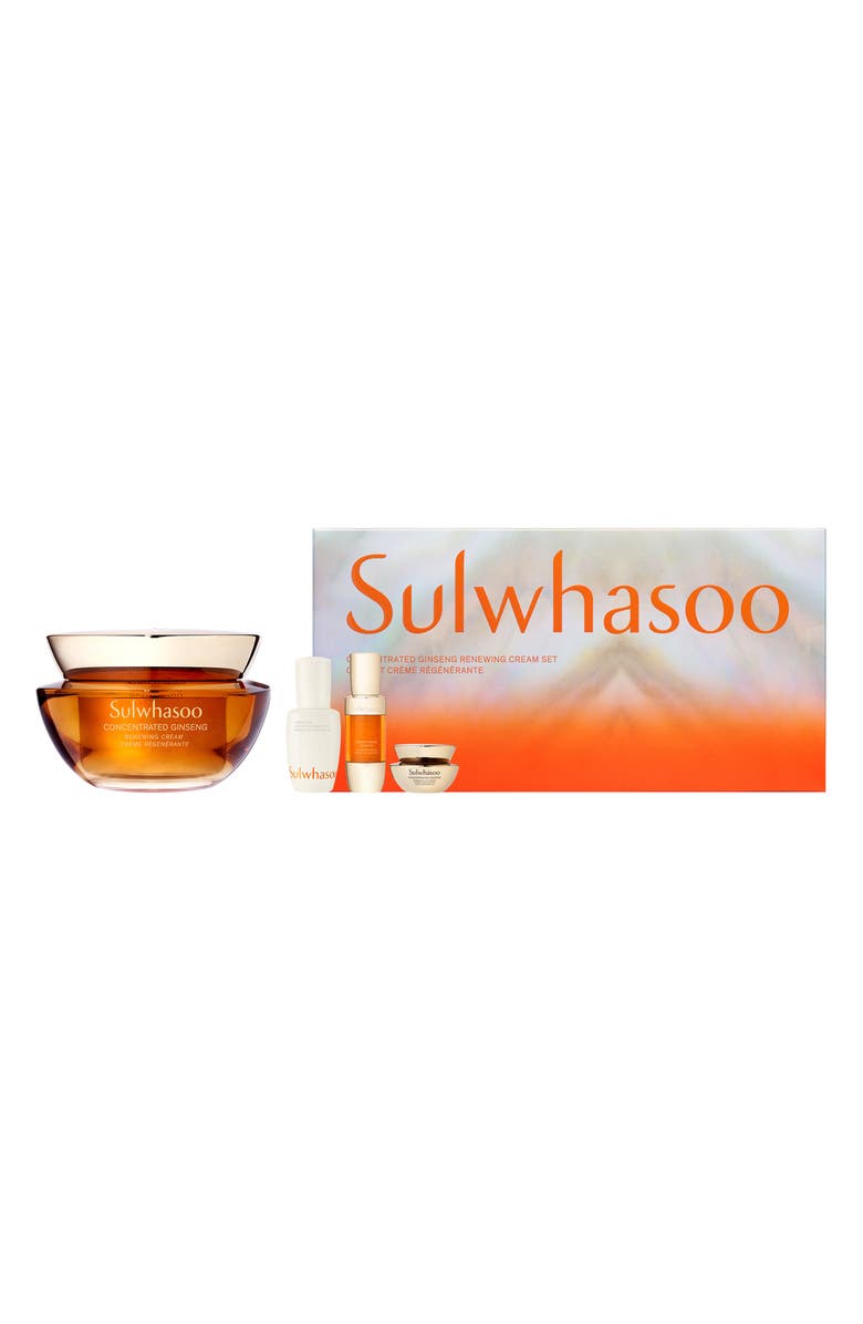 Sulwhasoo Concentrated Ginseng Renewing Cream Set (Limited Edition) $354 Value, Main, color,